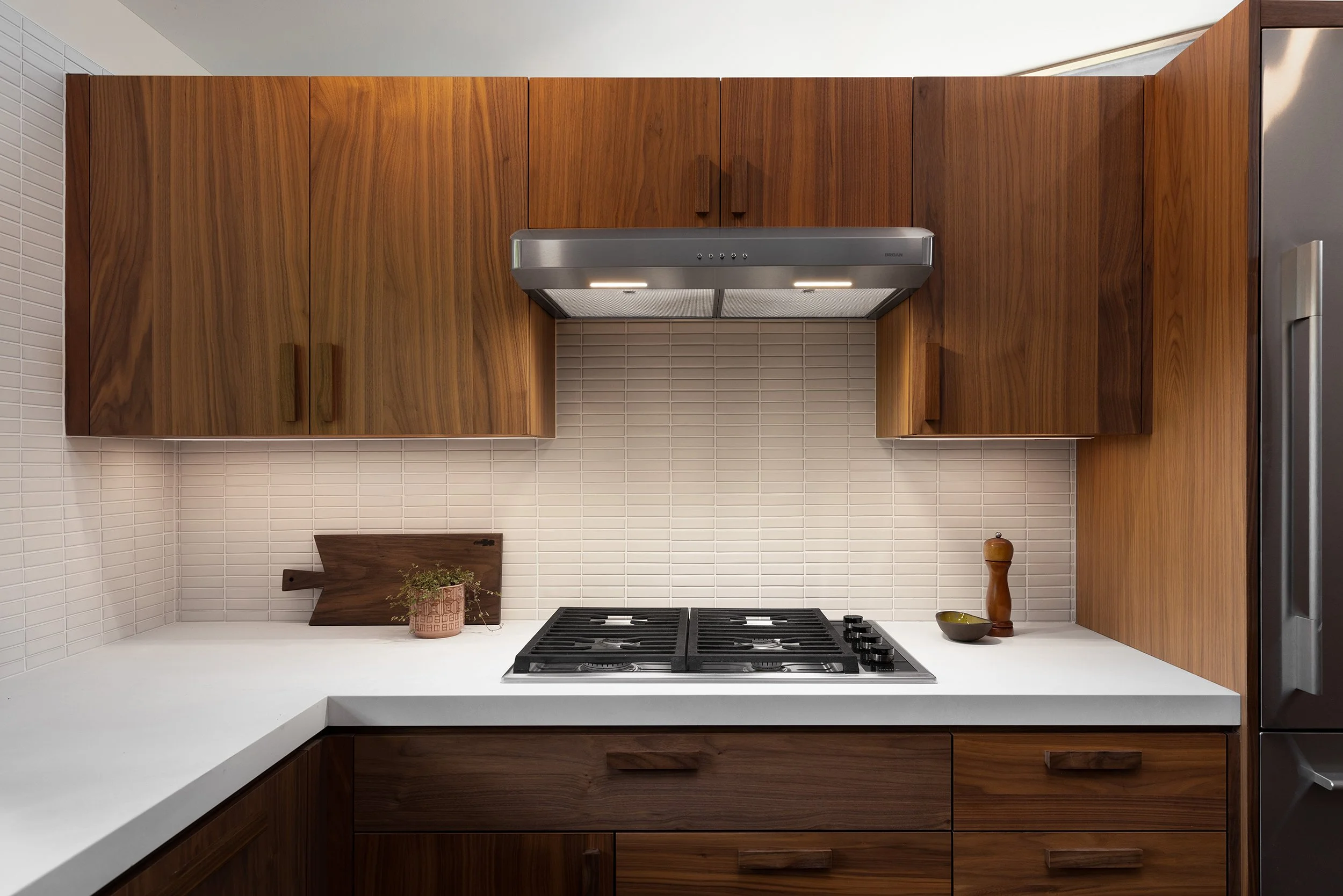 AnnArbor Mid-Century Modern Kitchen Range