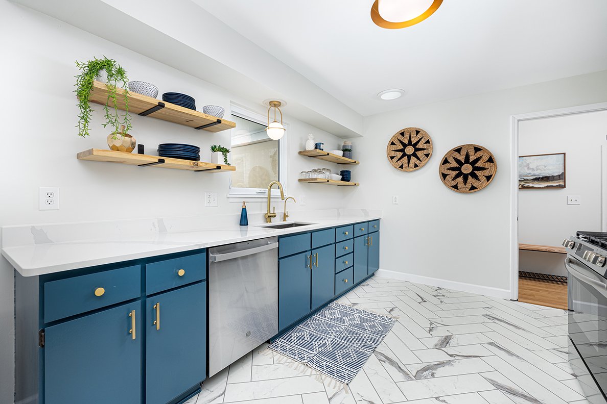 Kitchen with Open Shelving