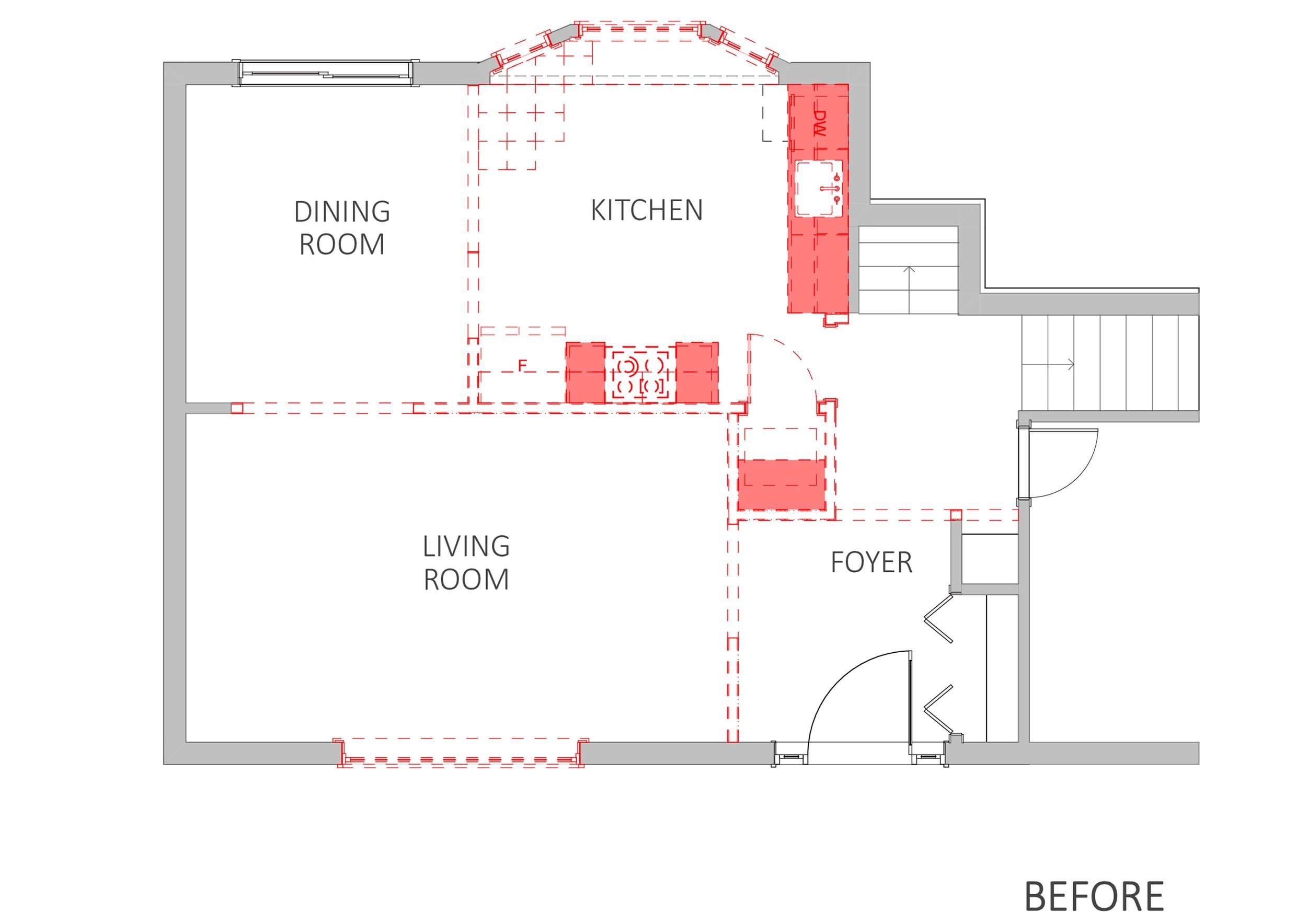 Before Layout Of Existing Conditions