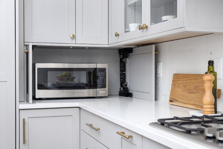 Remodeled Kitchen Microwave Storage Cabinet in 6138 Gyers Meadow Ln by Forward Design Build Remodel.jpg