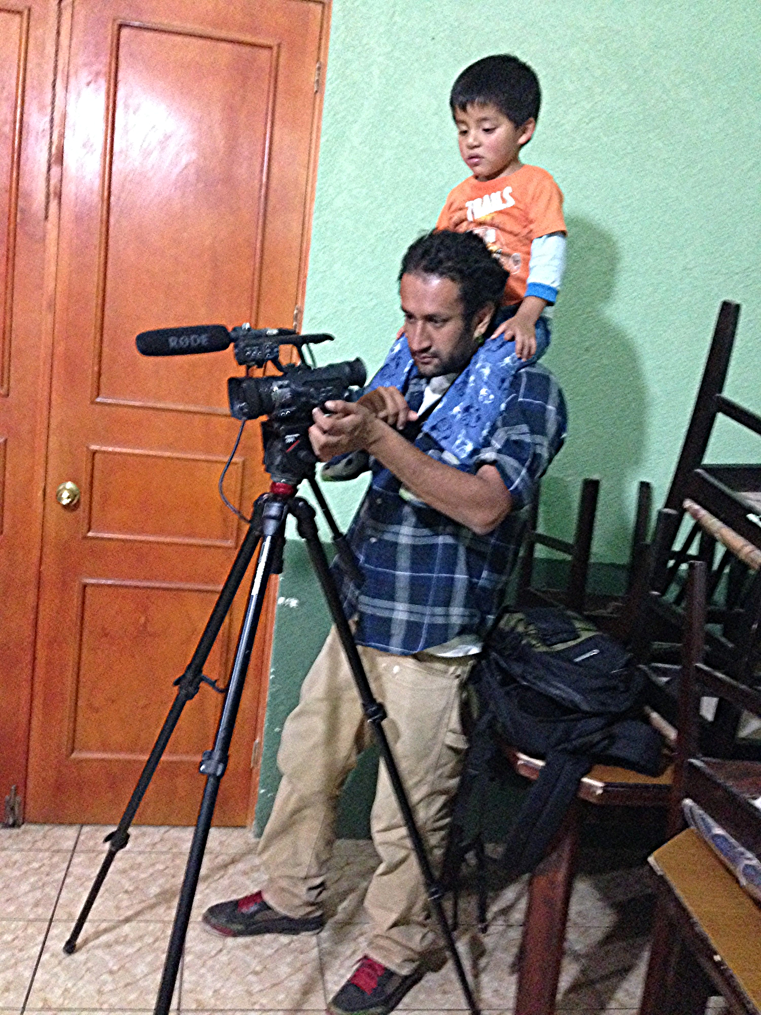 Pablo at work.