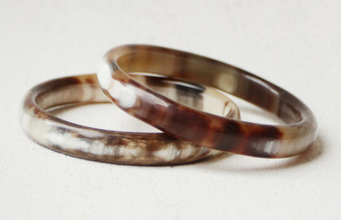 Indego Africa - Cowhorn Bangles (Set of 2) $75