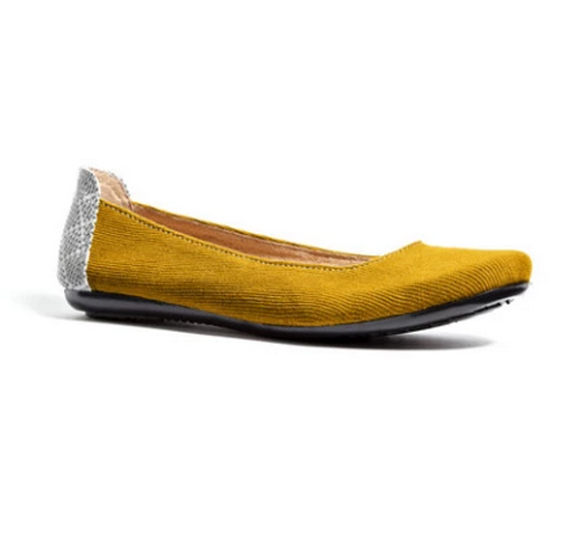 Gaby Peep Toe in Mustard, Guatemala