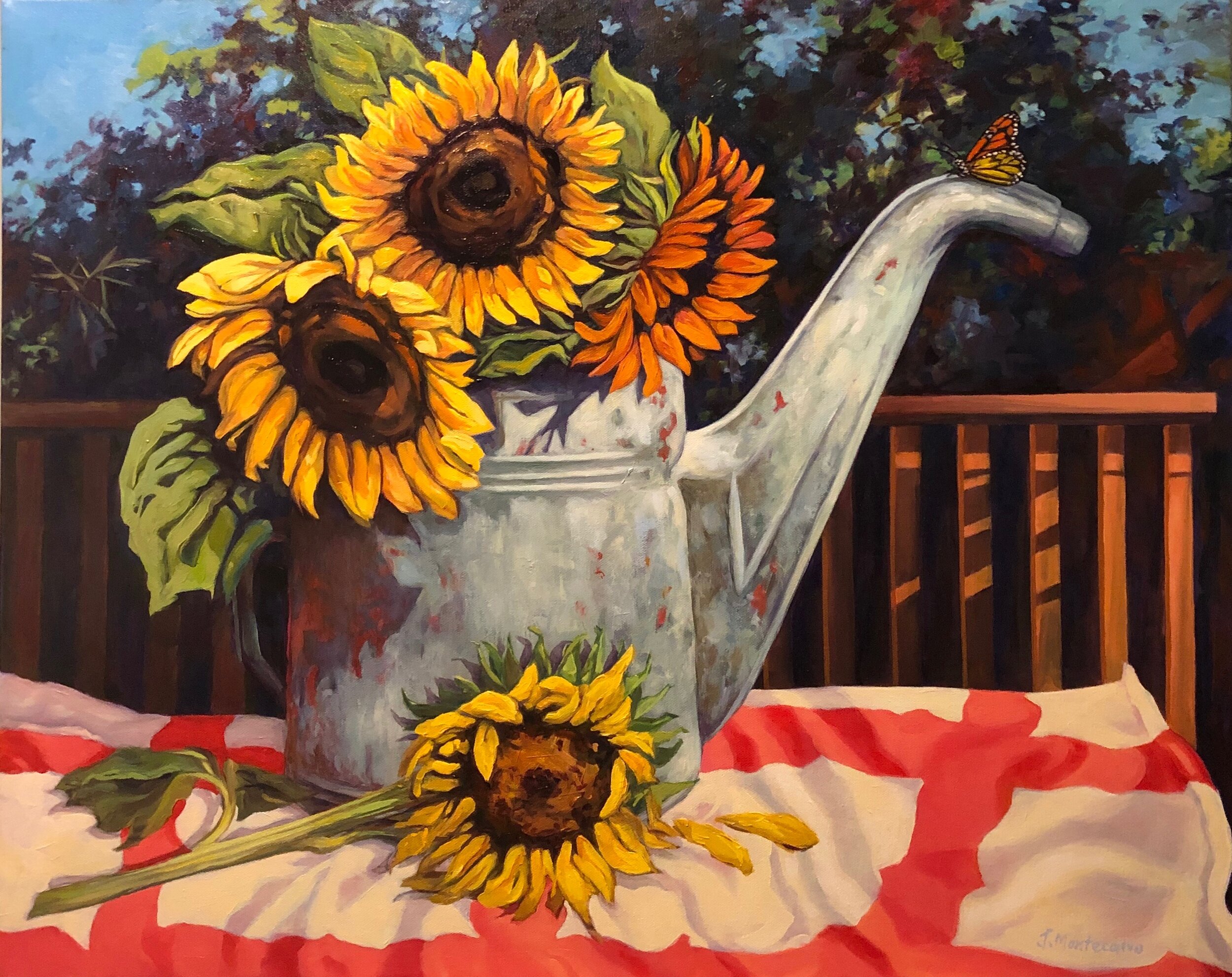 SUNFLOWER BOUQUET  24" X 36"