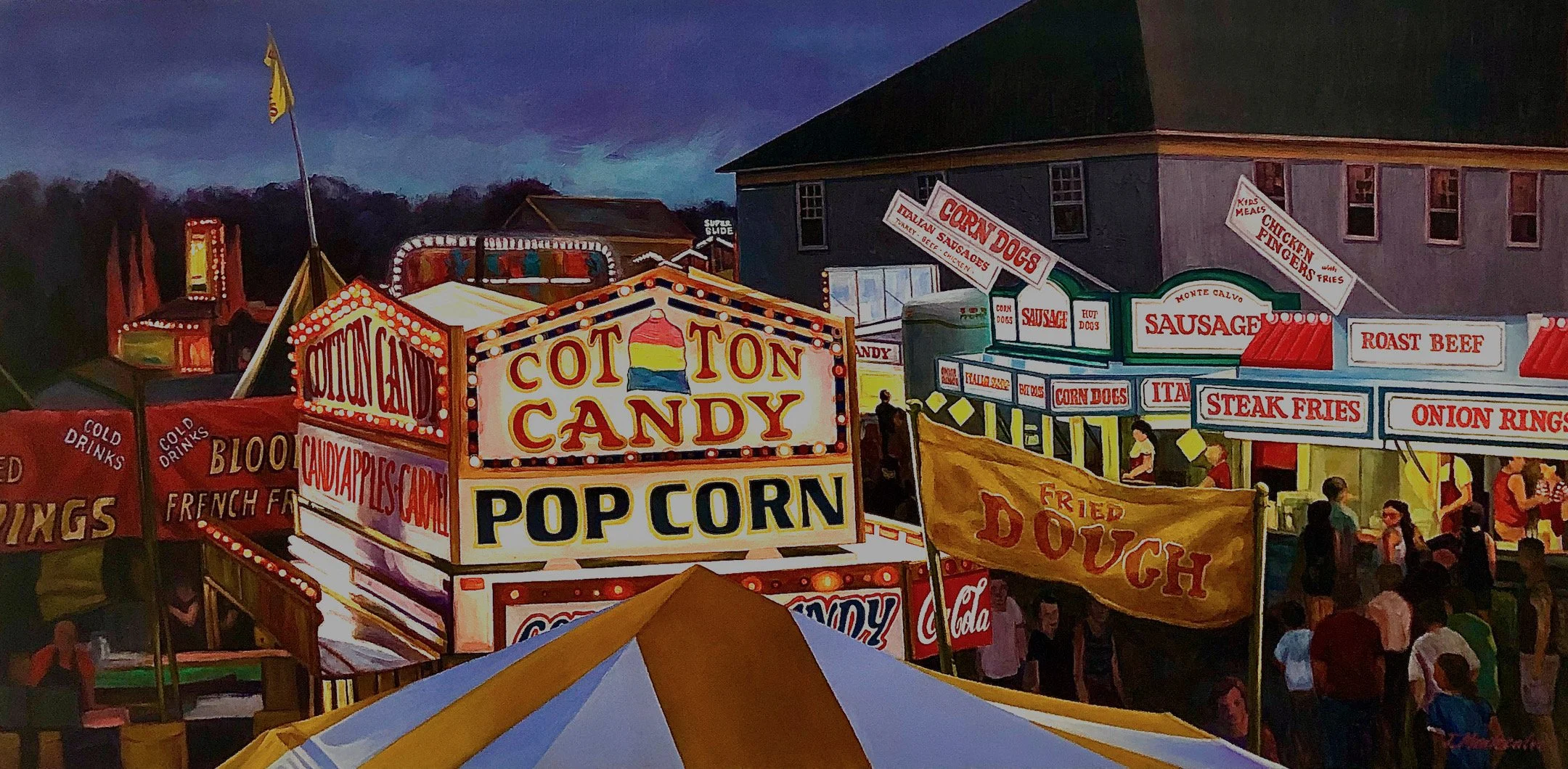 COUNTRY FAIR  36"x 18"