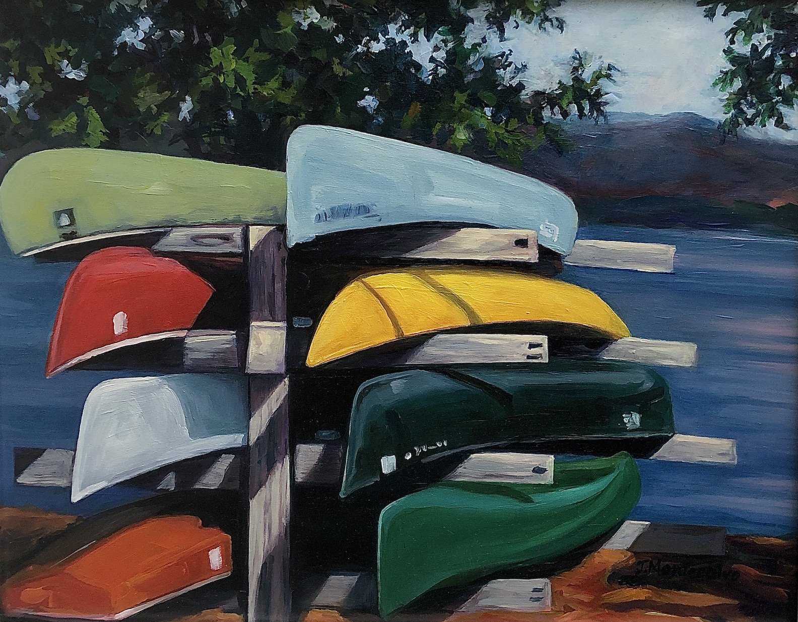 Canoe for Two  11x14