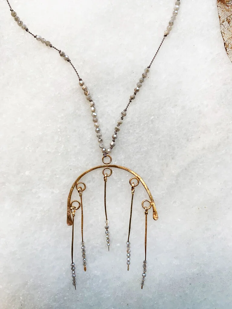 Golden Arch Labradorite necklace 18%22 .jpeg