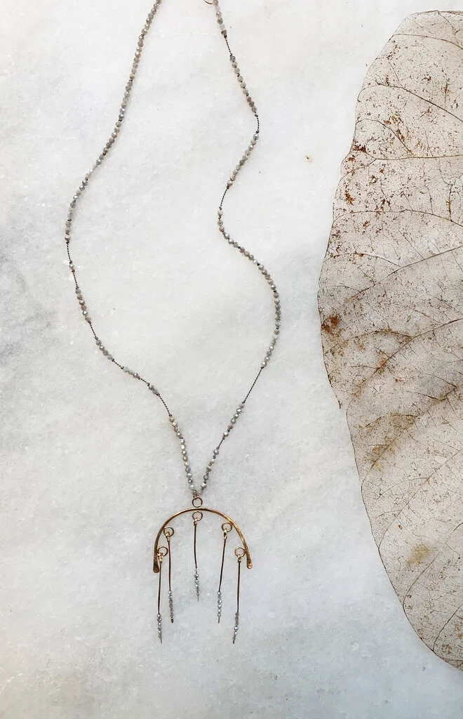 Golden Arch Labradorite necklace 18-20%22 .jpeg