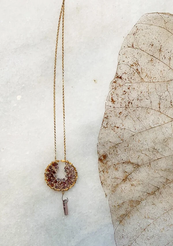 Pink Tourmaline Dream Catcher 18%22.jpeg