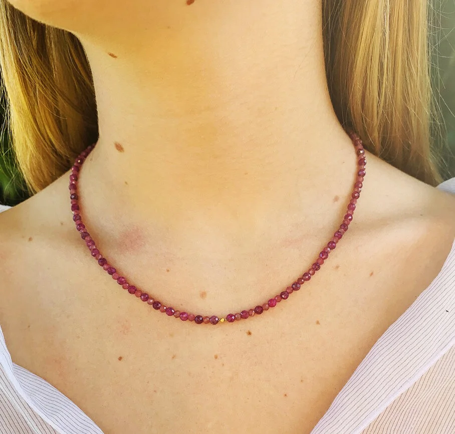 Ruby with 18kt Gold bead necklace .jpg
