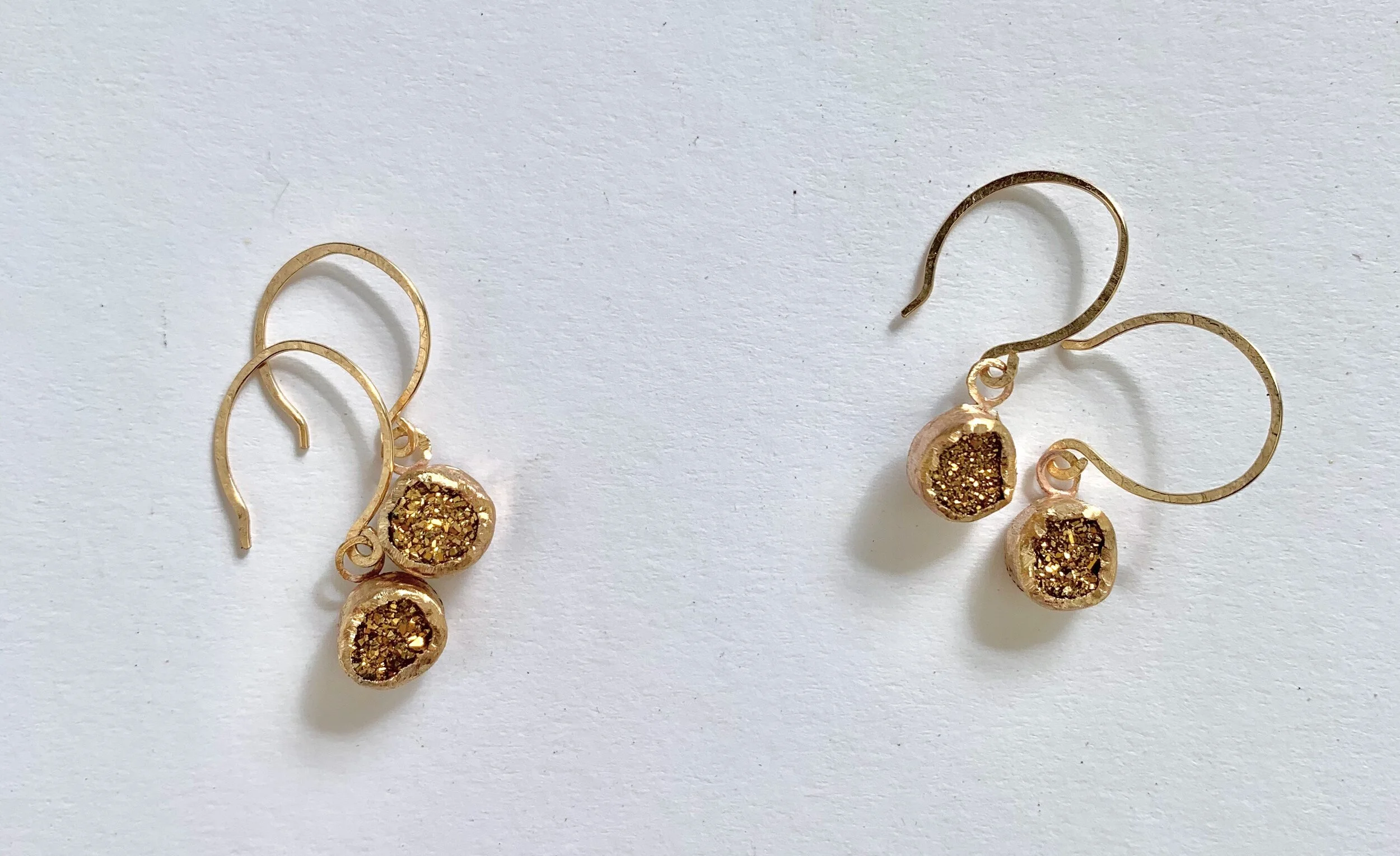 Gold Druzy Drops 2 sets .jpeg