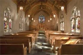 Wedding at Wake Forest University in Davis Chapel 