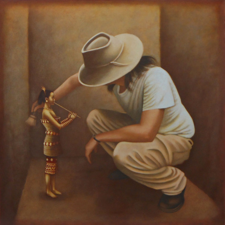 Souvenir 2, 24x24 inches, Dana DeKalb
