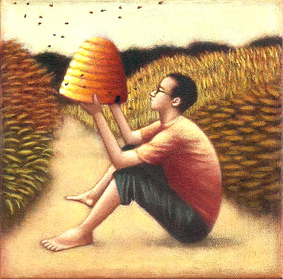 Hide and Seek, 8x8 inches, Dana DeKalb