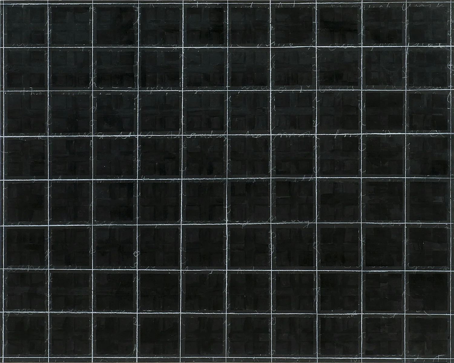 Obscured Blackboard, 2010 37 by 46 inches Paint and chalk on paper