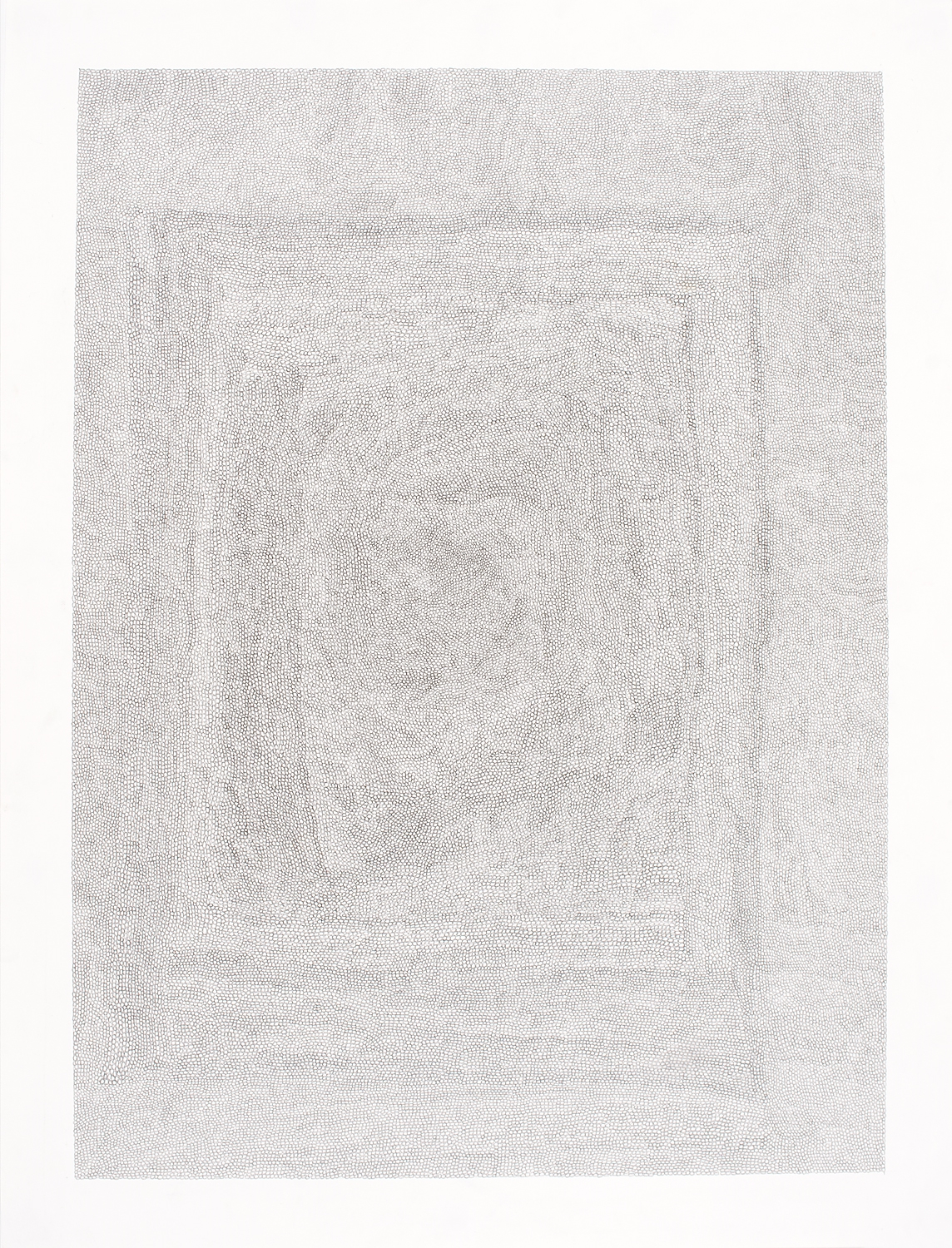  Circle Within Large Rectangle,&nbsp;2007 50 by 38 inches Graphite on paper 