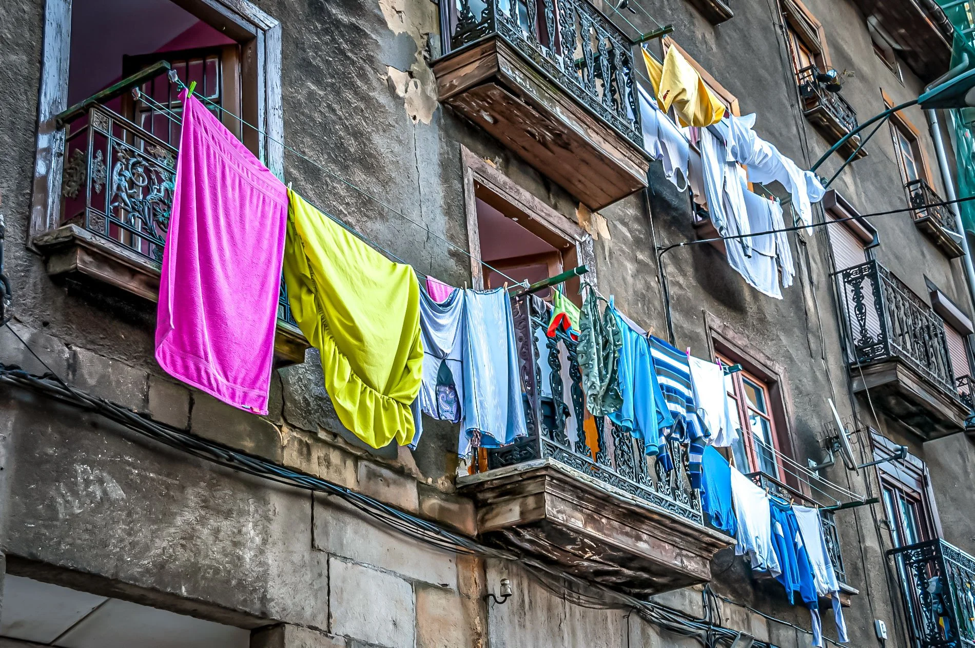 Clothes drying Bilbao