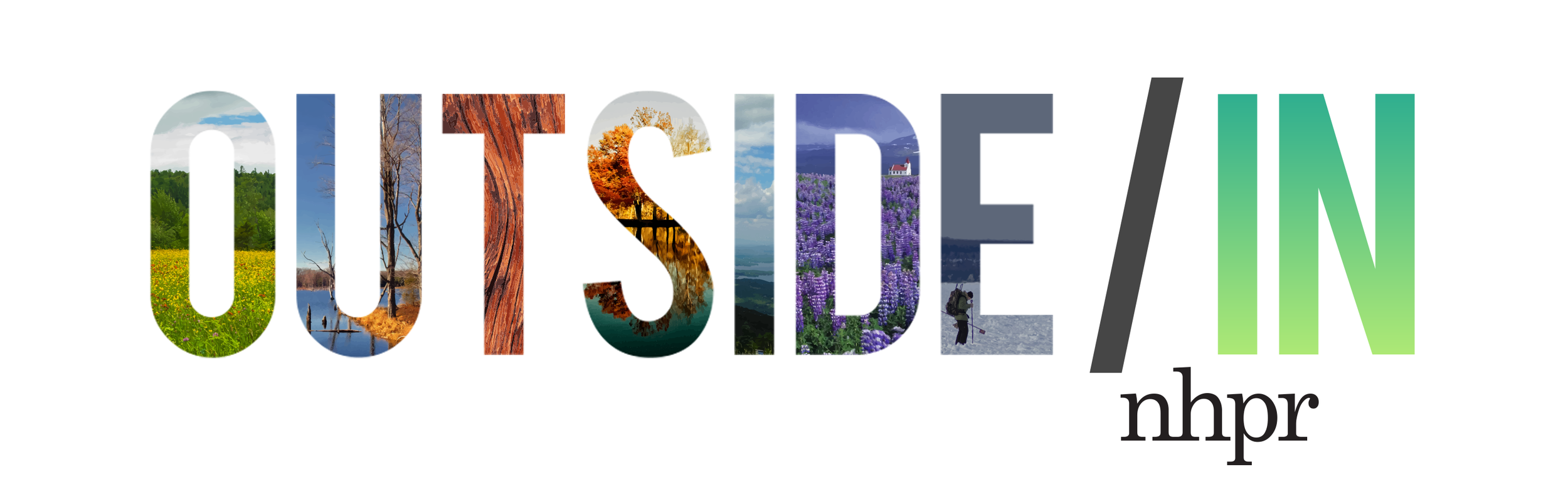 The Outside/In logo is the touchstone for many of the show's branding elements