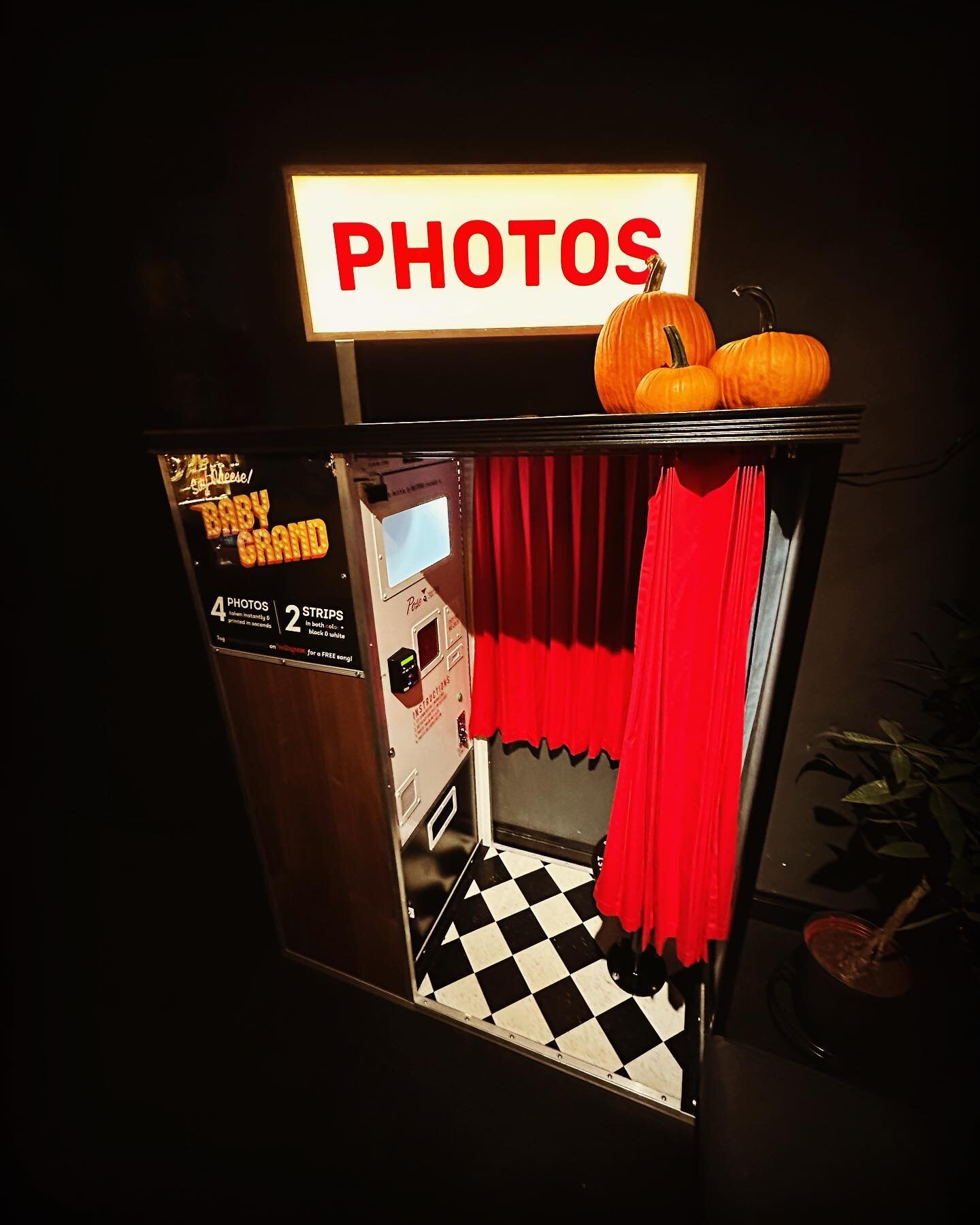 This little beauty is so excited for her first Halloween! #photobooth #halloween #karaoke #nyc