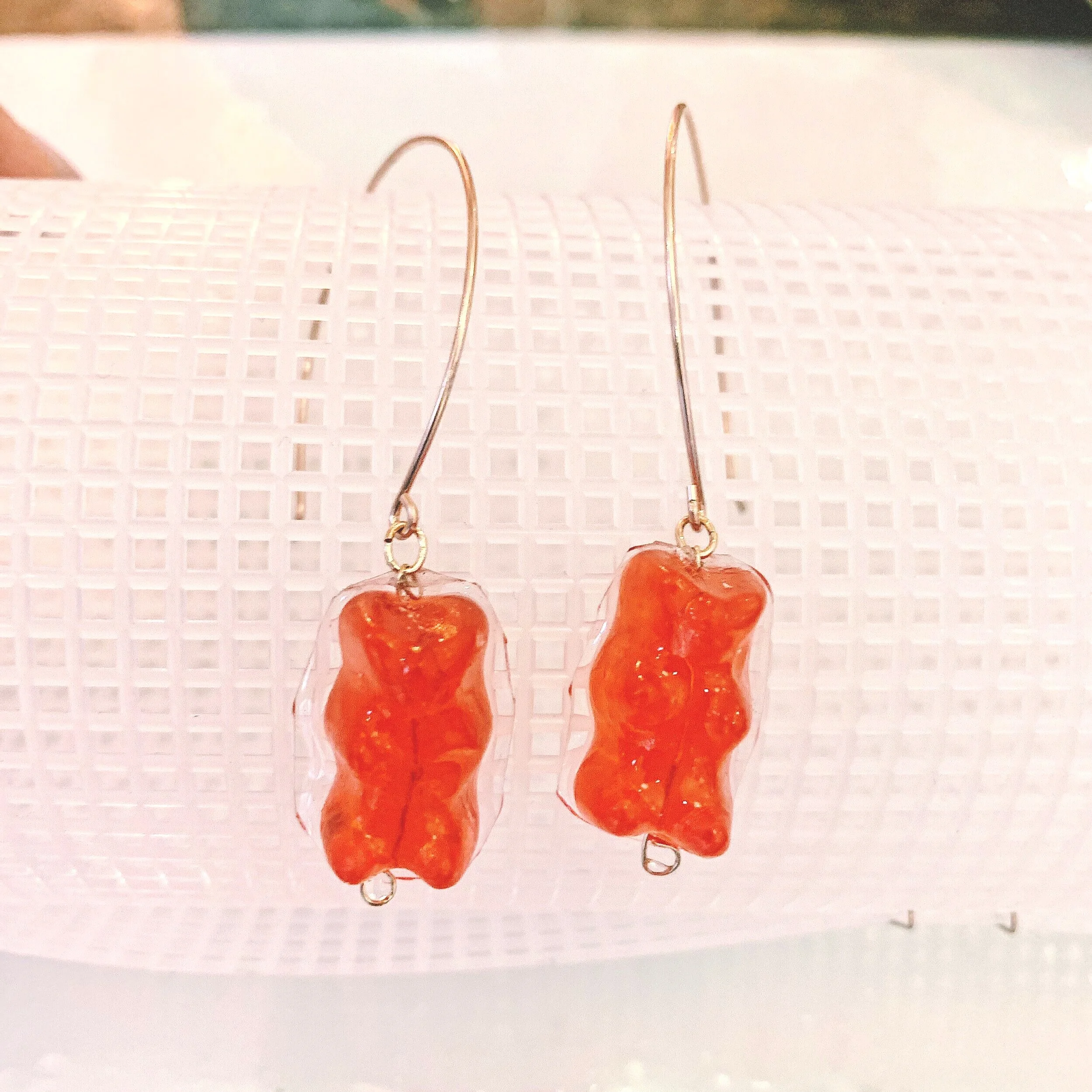 Candy coated skies earrings