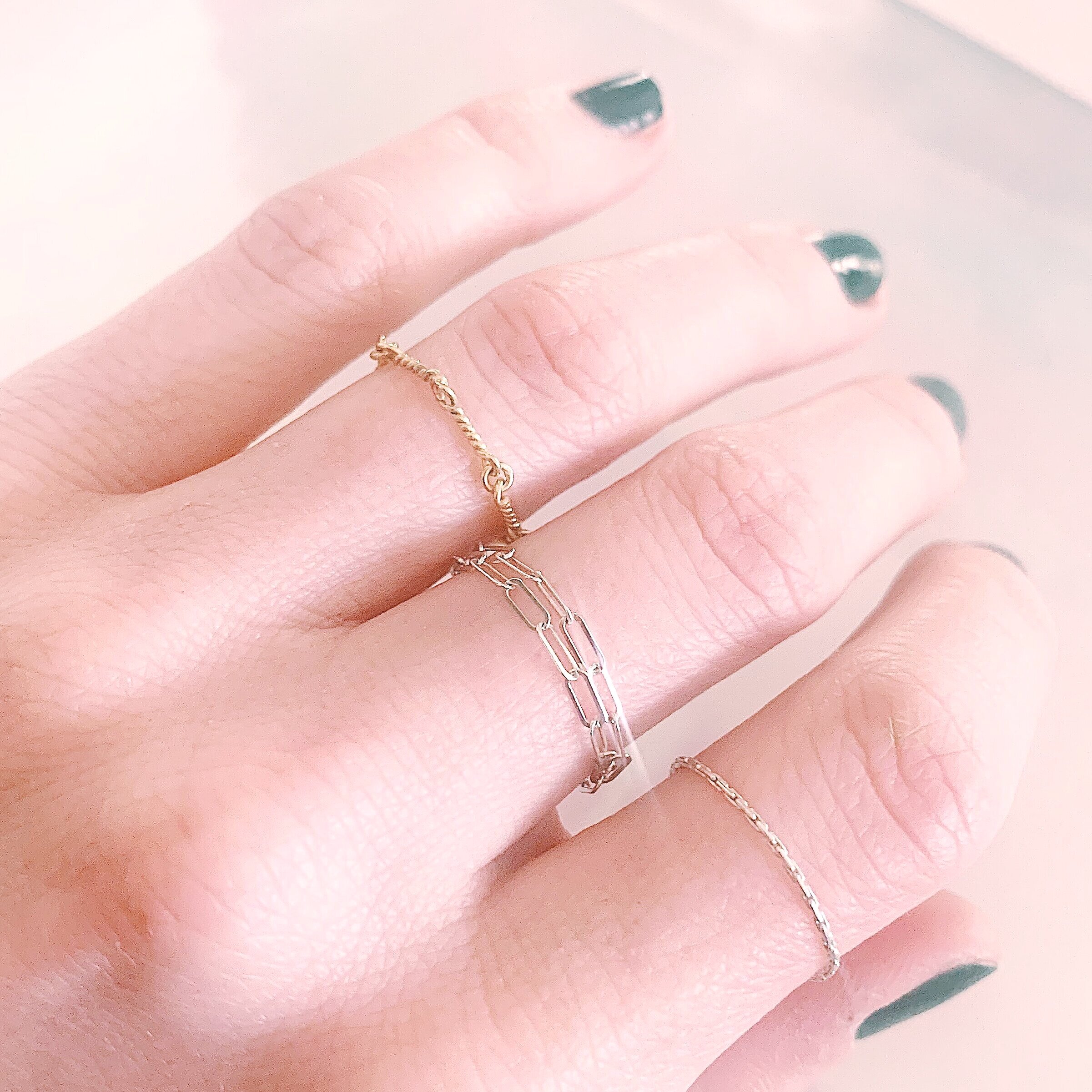Chain Rings — ACF Jewelry