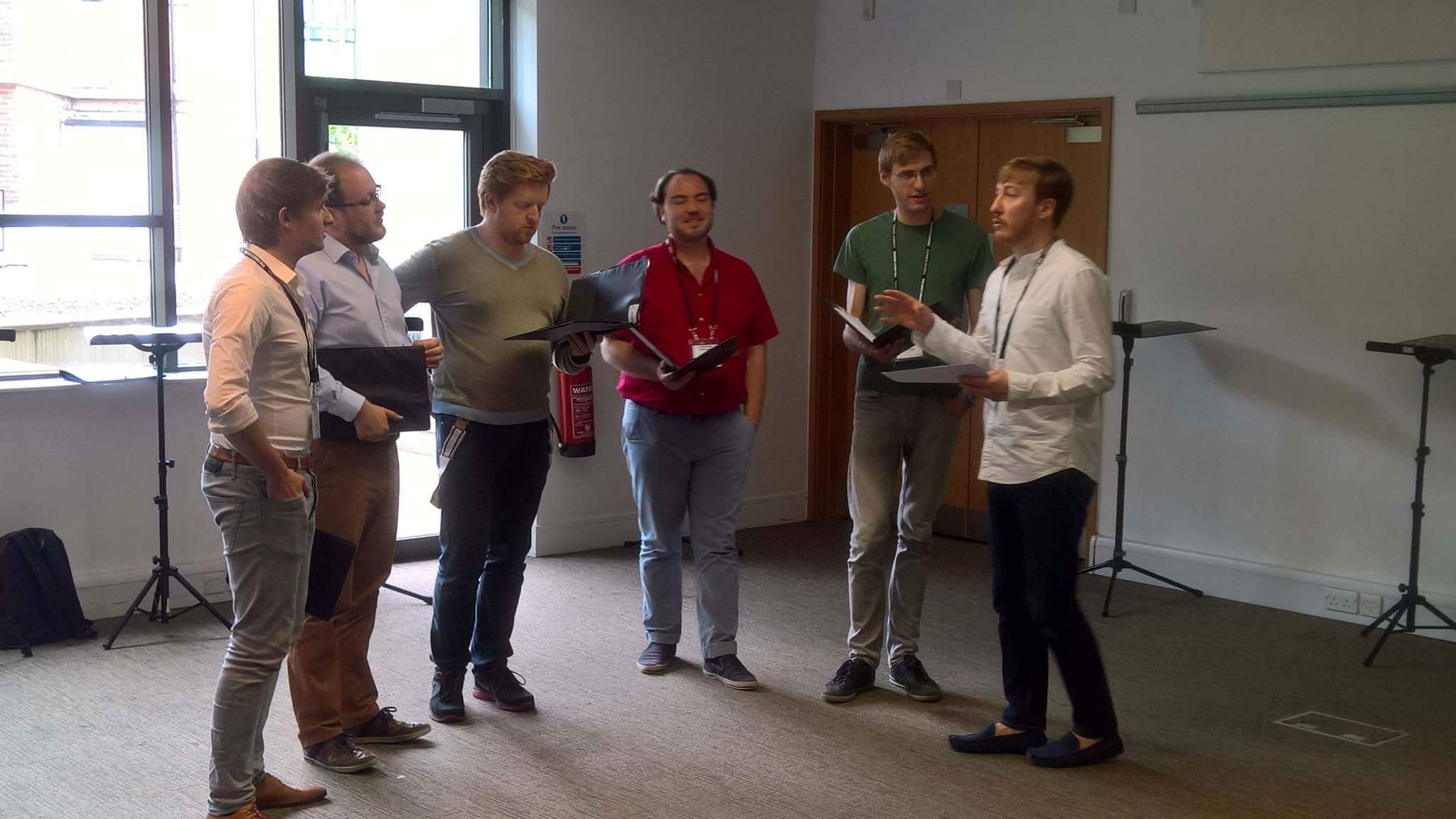 Workshop with Christopher Bruerton - Photo by Carmen Hofmann
