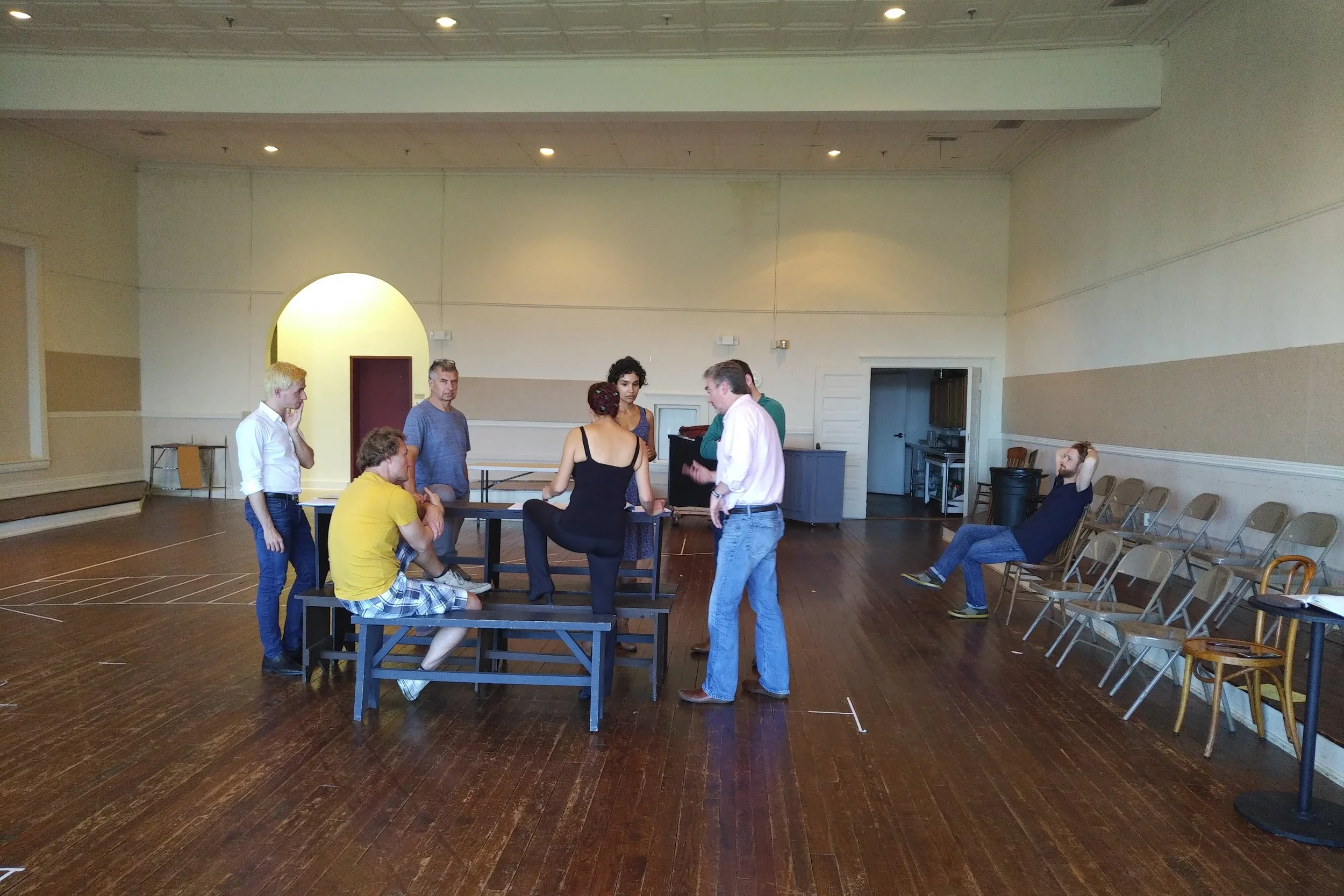 Probenarbeit | Rehearsal for the Salisbury version