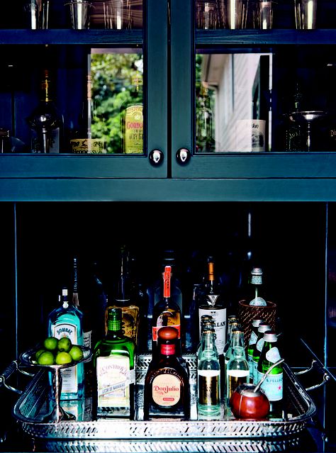 the southern woman's bar......a silver tray