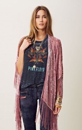 a low key option for your party, a velvet kimono