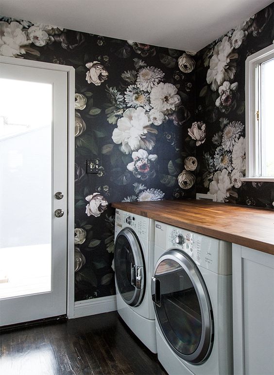 via sarah sherman samuel featuring ellie cashman wallpaper , Also featured on my blog post Floral Drama