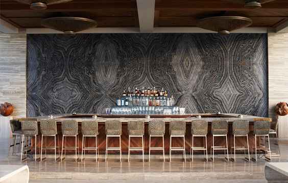 Hotel Viceroy Anguilla and resort designed by kelly Wearstler using walker zanger 's tuscan silver travertine 