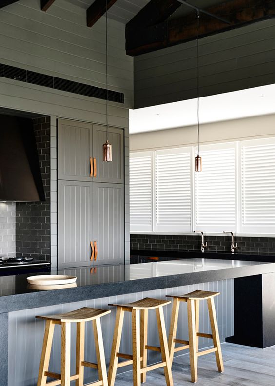 shiplap running horizontal, fun and unexpected 