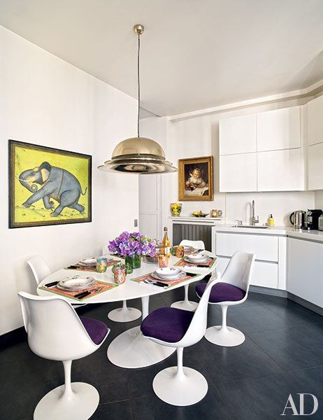 A Parisian apartment via architectural digest