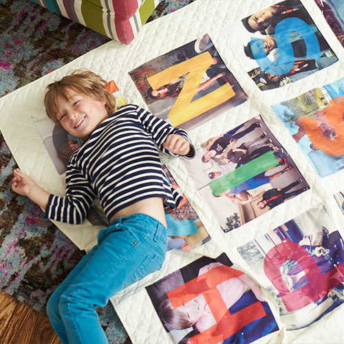 photo quilt via shutterfly 