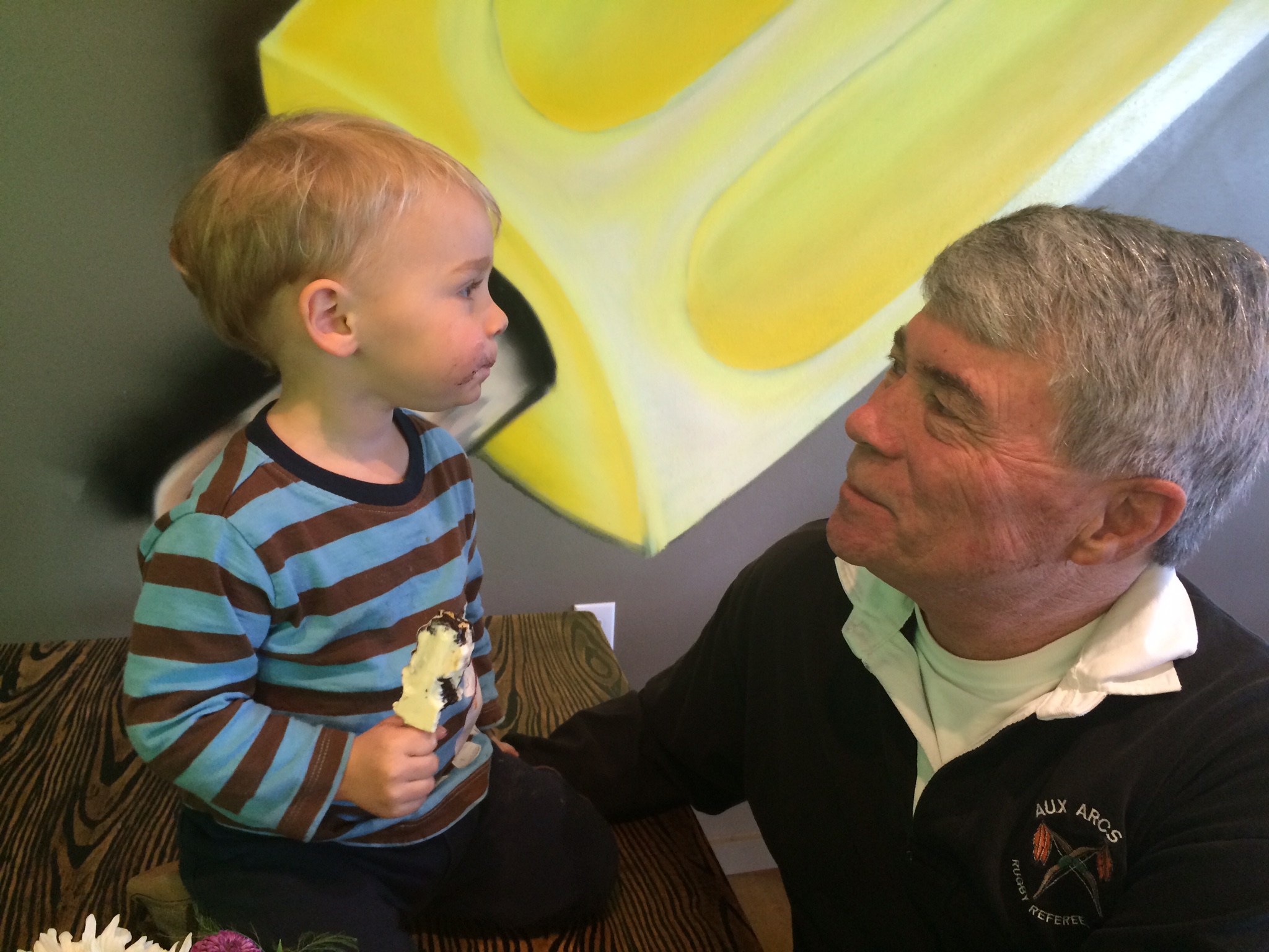 gourmet iced pops at Le Pops with Baba.....very excited they are opening a shop in boulder soon!!