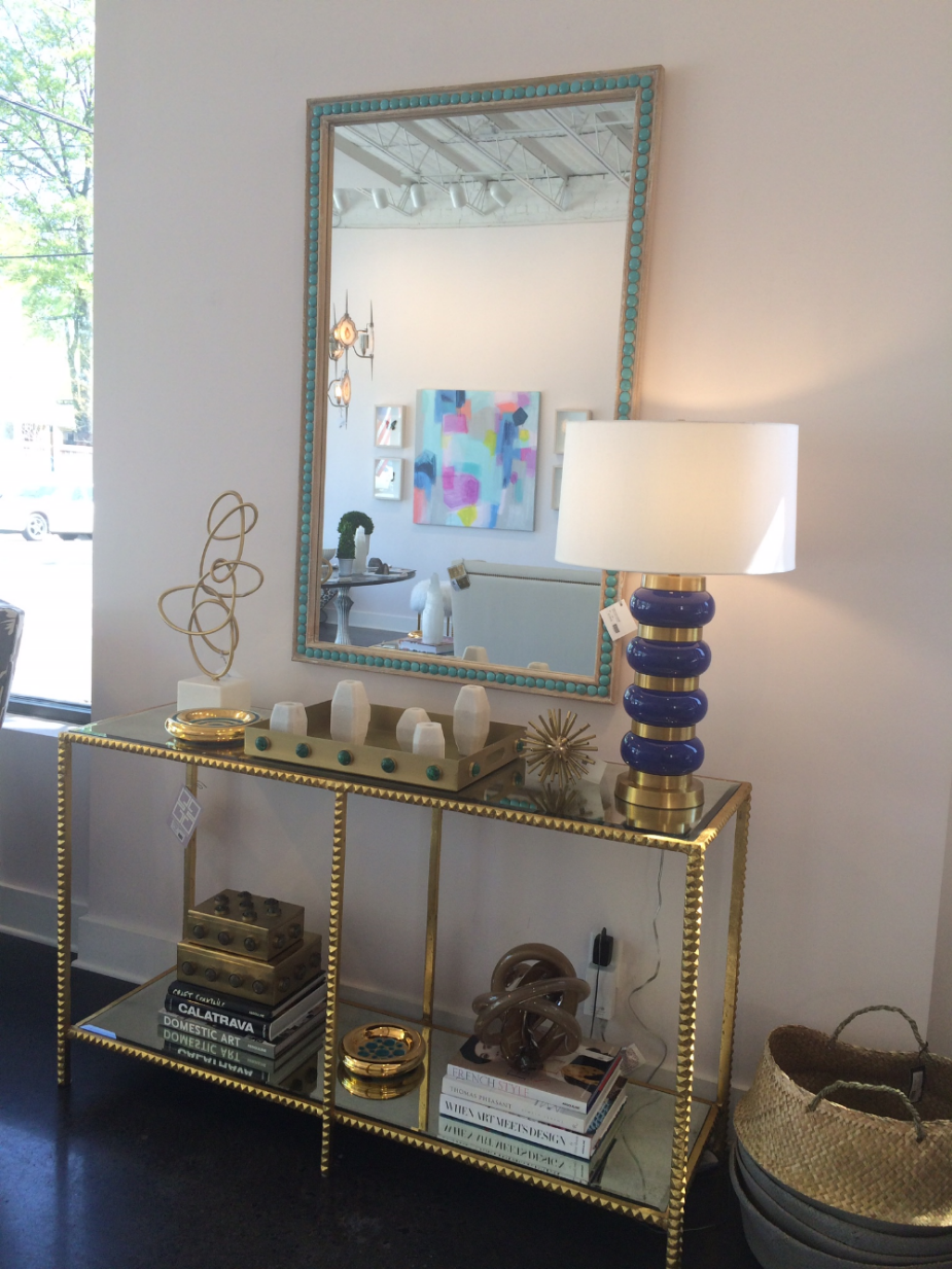 i love this mirror. they also have a chandelier version available 