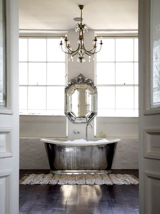 oh now come on!!!! is that tub and mirror, window combo not to die for? BYOW (Bring Your Own Wine) via decor pad 