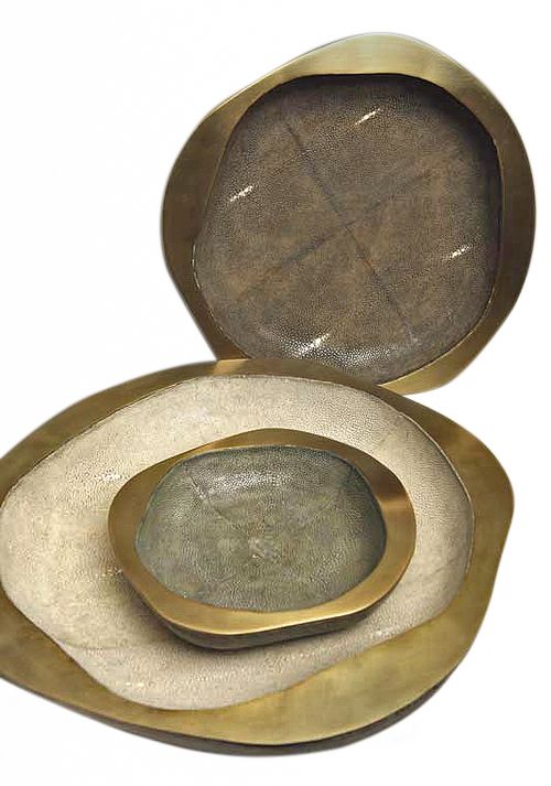 Love the cream and gold version of these nesting bowls 