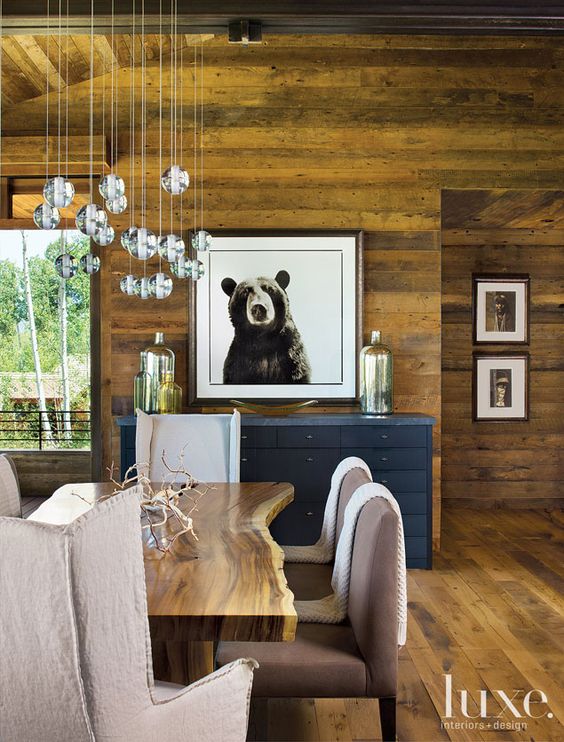Oh my goodness! Just another great example of a live edge on a beautiful piece of wood. via Luxe 