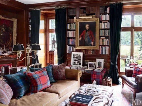 of course i had to include of one Ralph Lauren's homes. via architectural digest 