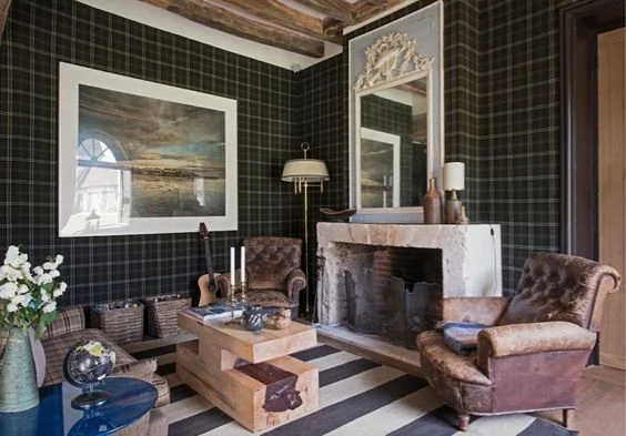 this space is an ideal example of how to mix lots of different styles that lead to a harmonious, unique to you, room. 