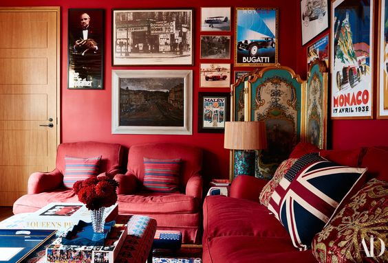 This is a Farrow and Ball paint in this month's Architectural digest from James and Nicky hilton rothschild's home . If you need to know one thing about farrow and Ball paint is that every color has a beautiful pigmentation.