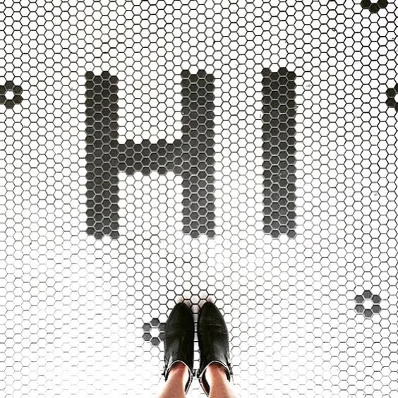 simplicity, yet high impact. how fun would this be if you had this in your foyer?