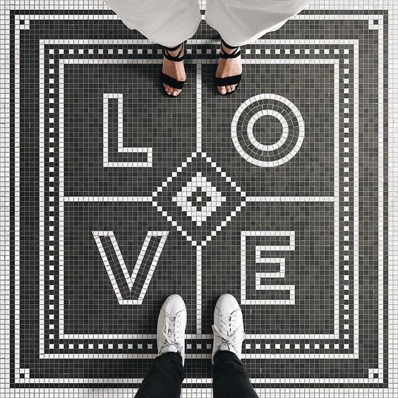 Imagine if you had this made for your wedding reception and of course it was a photo op. Then you had it installed in your foyer? How special would that be?