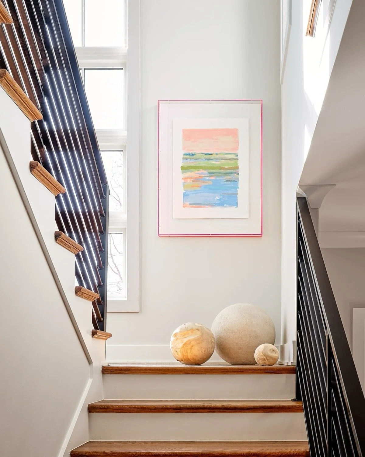 Tranquil and carefree; how I feel when I look at this art. 
.
.
.
.
.
#tuckerdonnellydesign #charlottedesigners #interiordesigninspiration #interiordesigncharlotte #luxurydesign #homedesigninspo #homedesign #interiors #design #interiordesigner #thebe