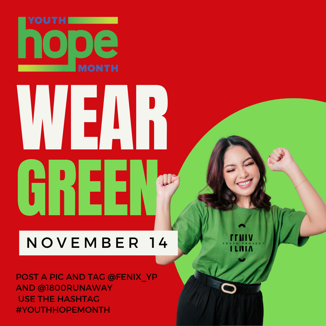 Wear Green for Youth HOPE Month