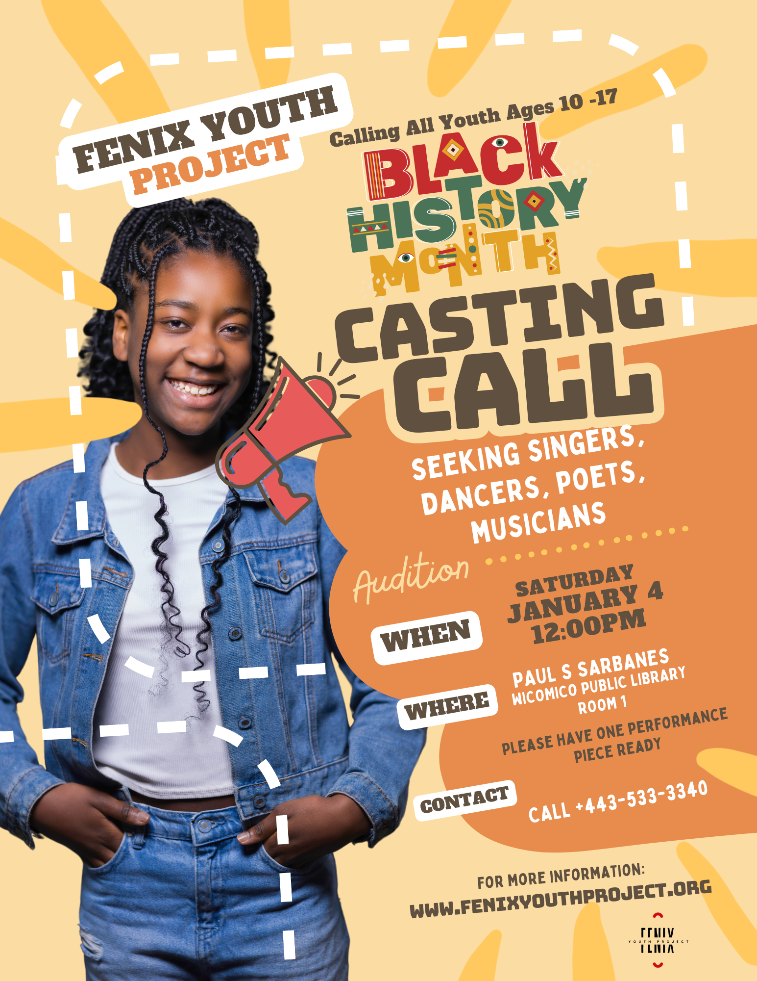 Youth Casting Call - Black History Month