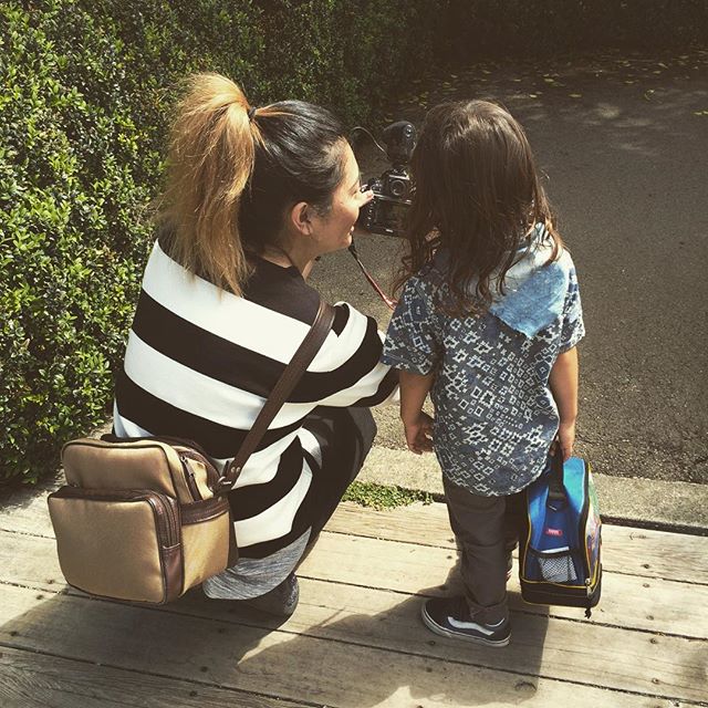 Behind the scenes snapshot by @january_brannon via Instagram. 