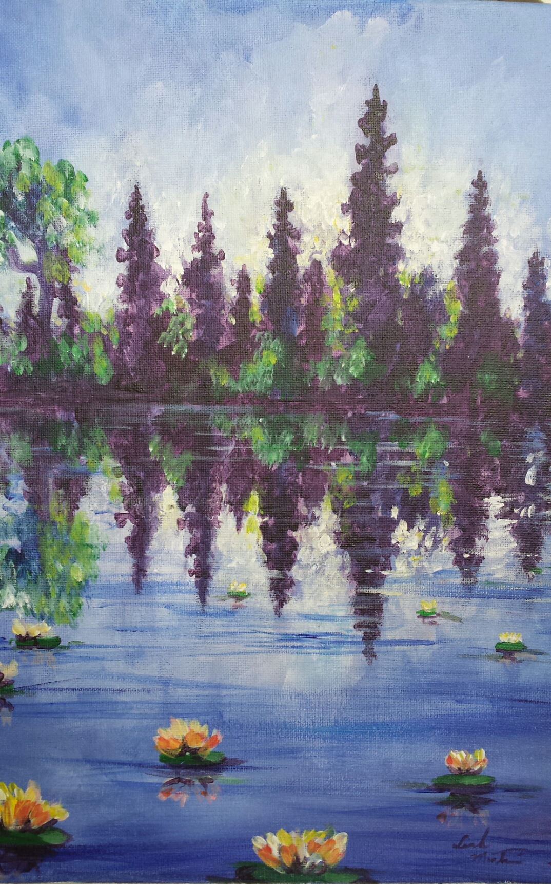 Pond Reflections $100