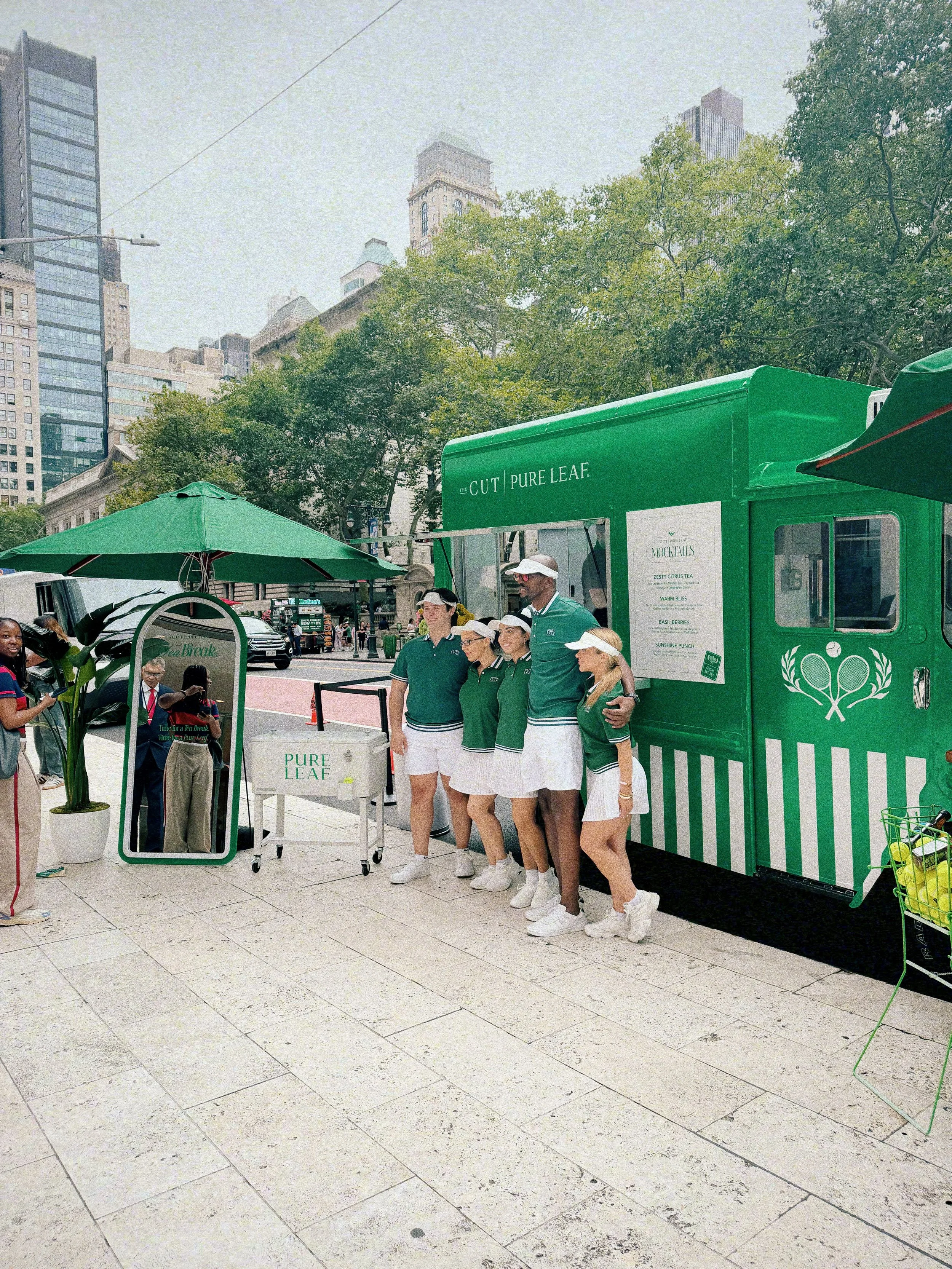   Position:  Lead Designer   Description:  Experiential Design for a The Cut x Pure Leaf pop-up activation. In this project you’ll see a collection of some of the assets that were created for this activation including: Social Design, The Truck Mockup